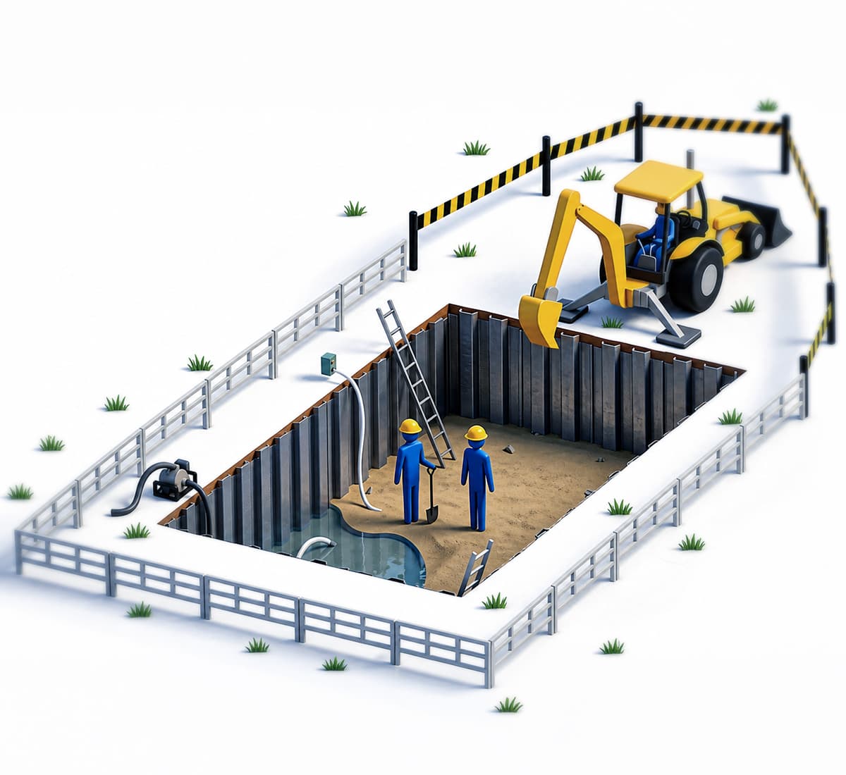Excavation — learn the risk, then check the work.