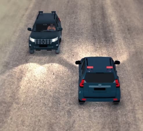 Desert & Graded Road Driving — built for roads that don't exist in most simulators.