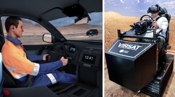 Graded Road DrivingSimulator™
