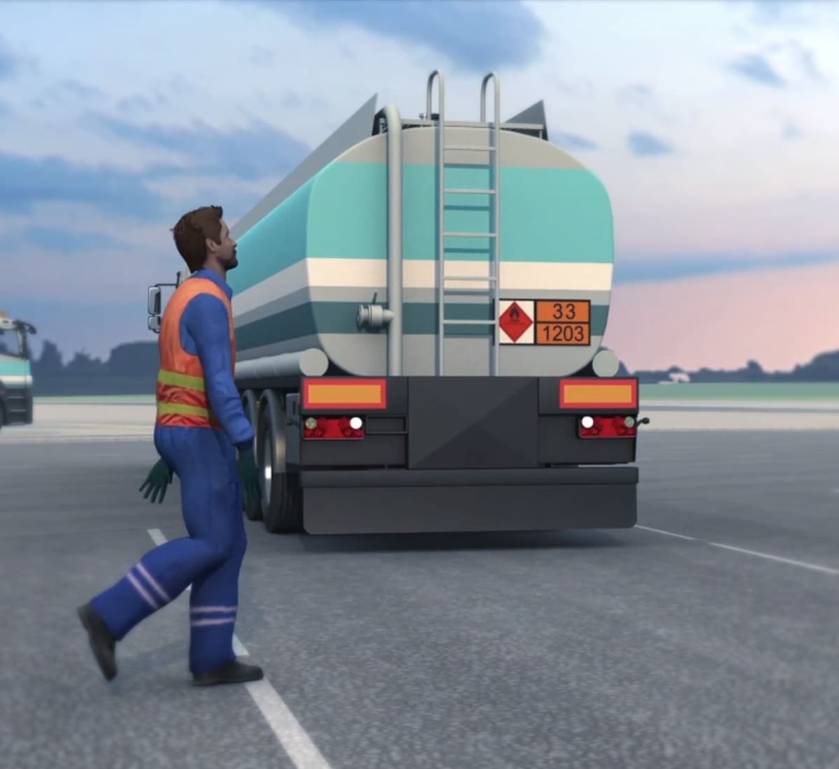Work Around Mobile Equipment — learn the risk, then check the work.