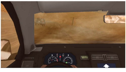 Driving Through Dust