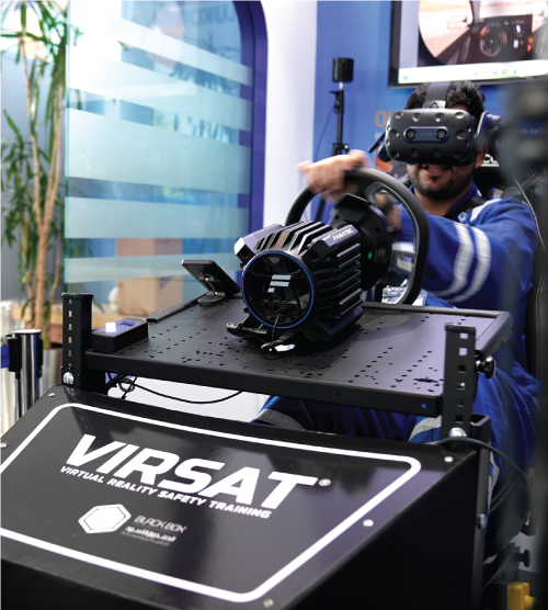 VIRSAT Driving Simulator at ADIPEC 2024