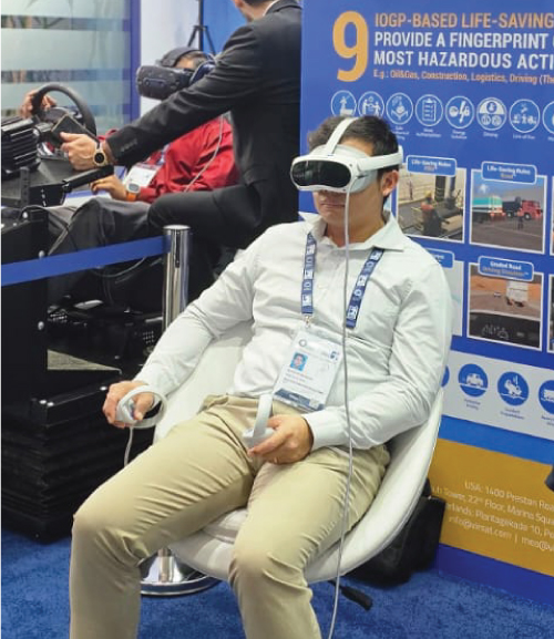 VR Training at ADIPEC 2024